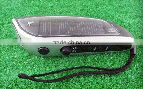 solar led light with radio