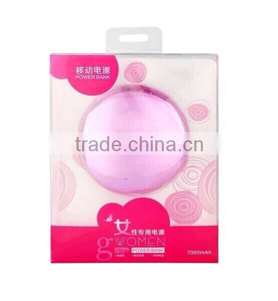 Fashion make-up mirror mobile phone power bank charger