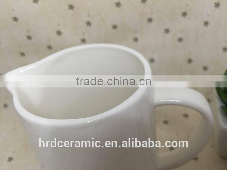 Stocked Hot selling ceramic pot/milk pot/sugar pot