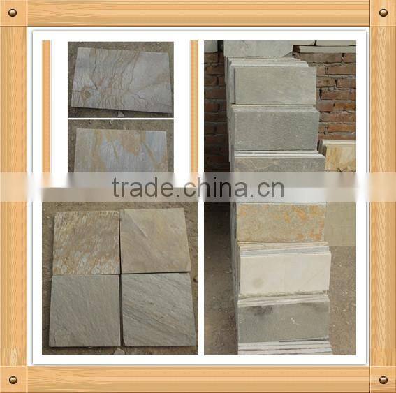 chinese rustic slate stone house floor tiles 150x300 mm ,building stone