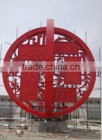 Pure Hand Forged Casting Stainless Steel Sculpture For Decoration