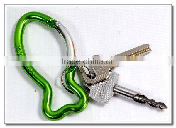 Five star shape carabiner keychain