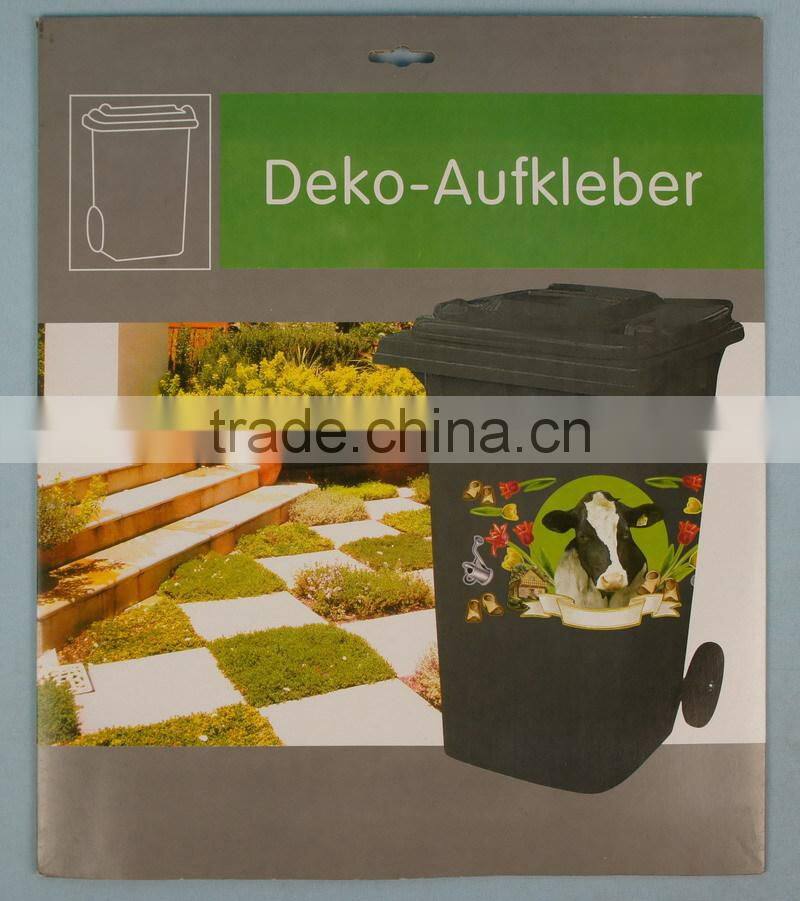 Eco-Friendly Waste Bin Sticker Trash Stickers