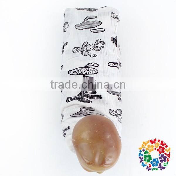 Infant And Toddler Cactus Print Baby Sleeping Stroller Warp Baby Swaddle Blanket