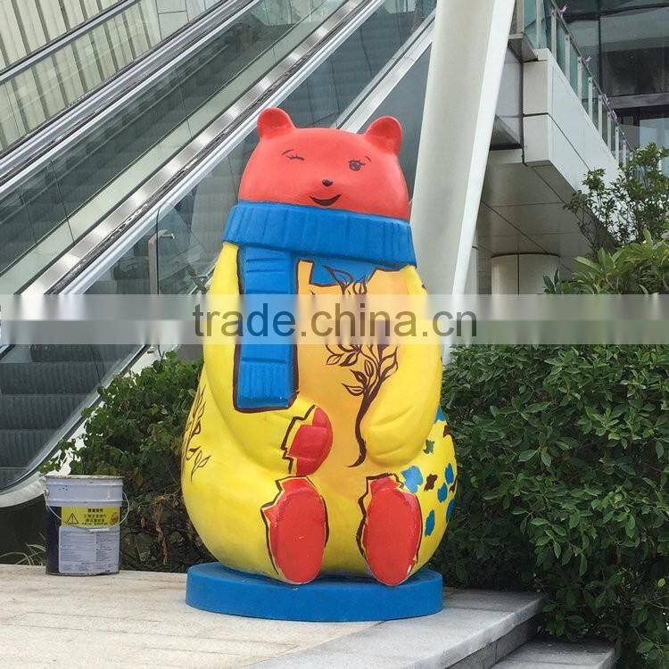 Fiberglass bear statue
