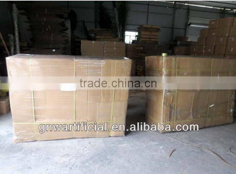 APM018 GNW 15ft decorative artificial palm tree, palm tree leaves for indoor shopping mall decoration