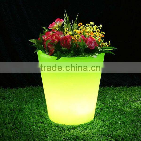 LED Illuminated Rechargeable Flower Pot