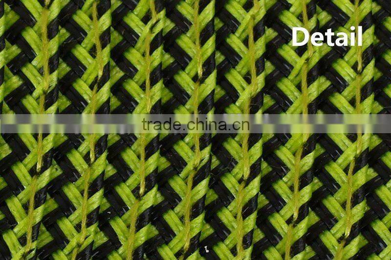 green eco plastic tablemat/braided placemat/placemat for dinnerware