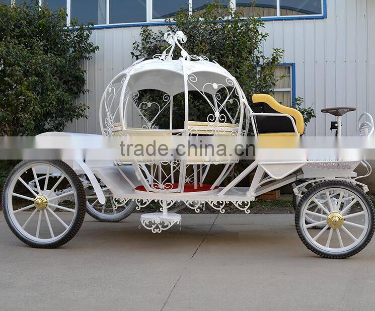 European style pumpkin princess carriage scenic spot exhibition hall, photography props wedding electric carriage(BG11-M097)