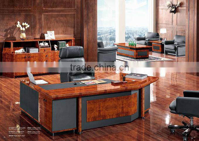 Luxury executive wooden office desk,Quality office furniture(BF08-0204)