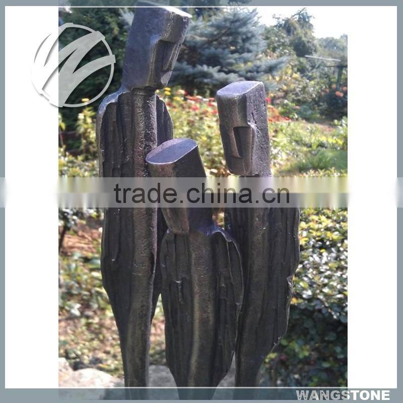 Abstract figure metal garden statues wholesale