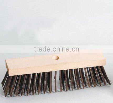 Wooden floor brush