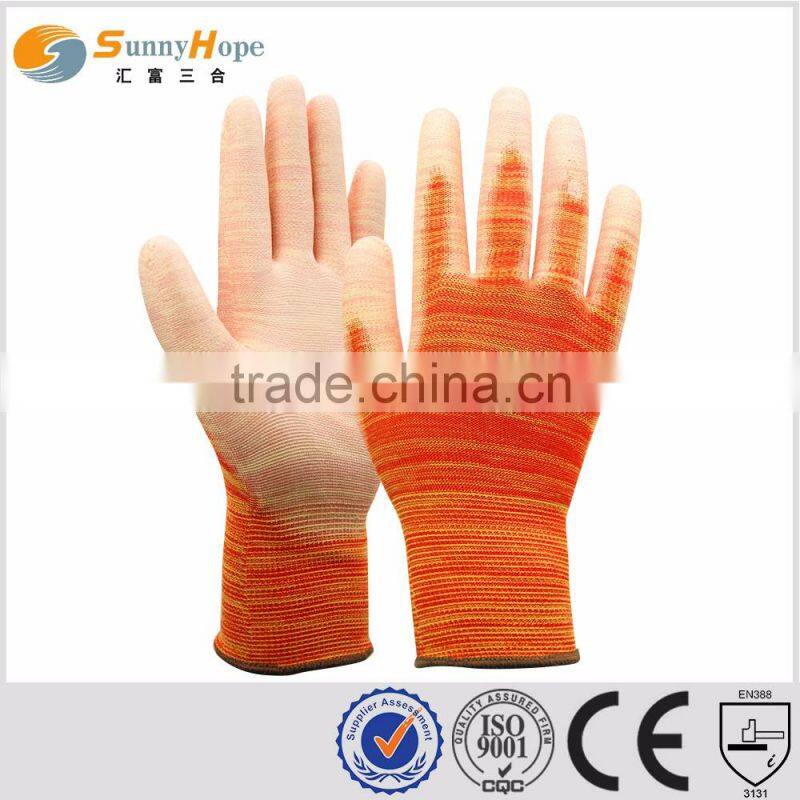 SunnyHope 13g seamless pu coated gloves