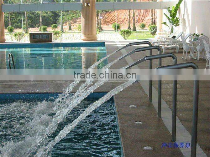 Stainless steel pool use auto water curtain spray water jet nozzle