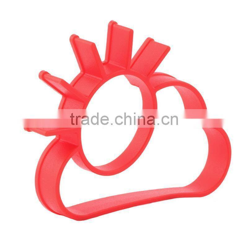 Food Grade Silicone Fried Egg Rings Egg Tray Sunny Cloud Egg Shapers Mold