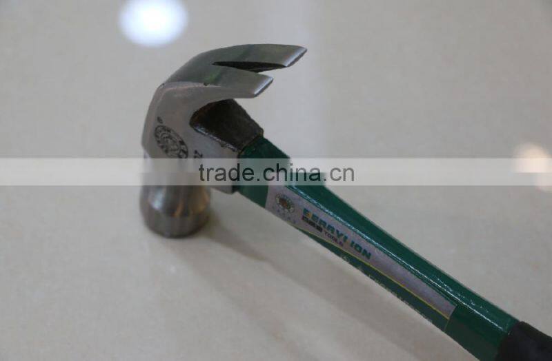 Berrylion Fiber Handle Claw Hammer 80-160Z Polished Claw Hammer