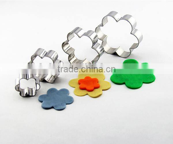 new come cake decorating tools Daisy flower cookie cutter set 100% food grade wholesale baking tools