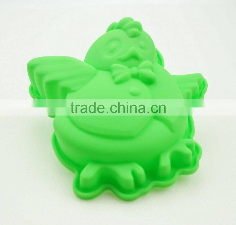 11176 Customized Silicone Chicken Shaped Cake Mould