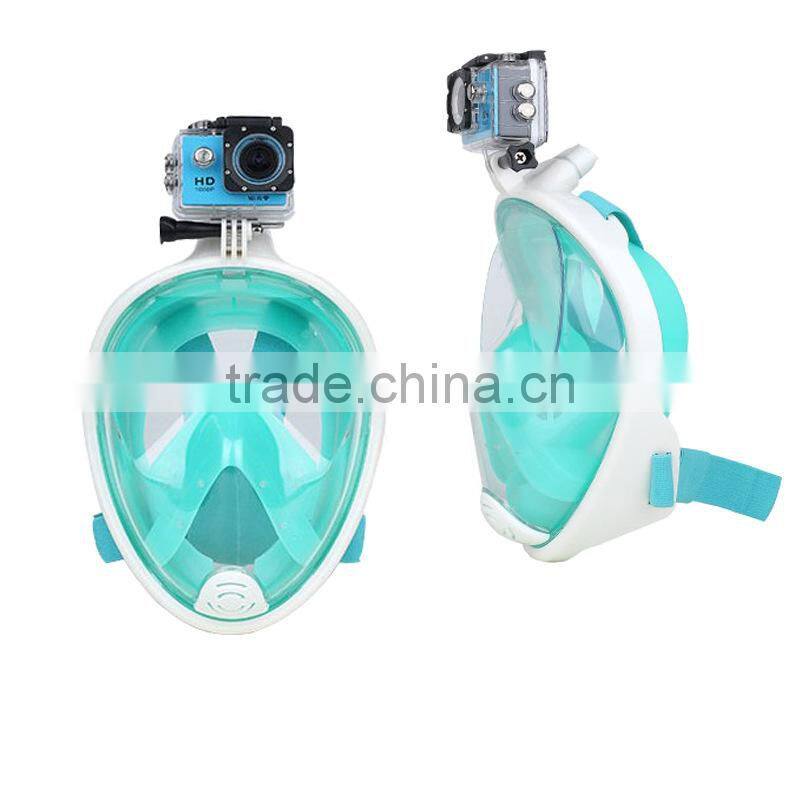 Good price of best seller 180 degree full face snorkel mask swimming equipment for wholesales