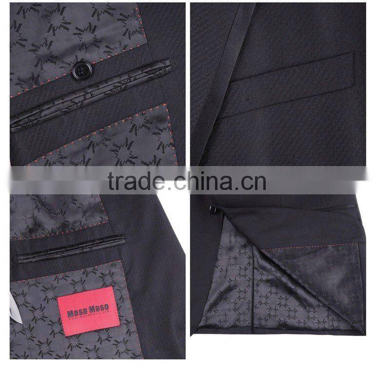 Two button single breast mens wedding tuxedo new design wedding ceremony best man blazer