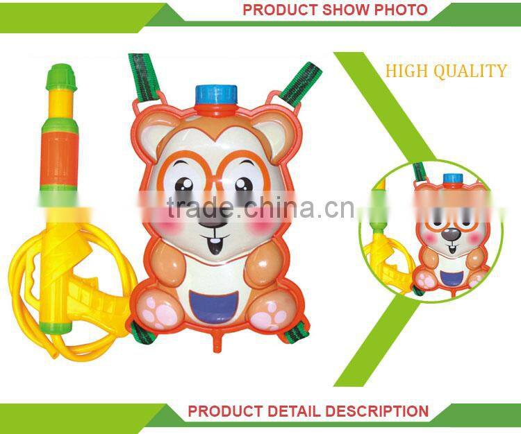 2016 latest plastic cartoon set backpack for big bear toys