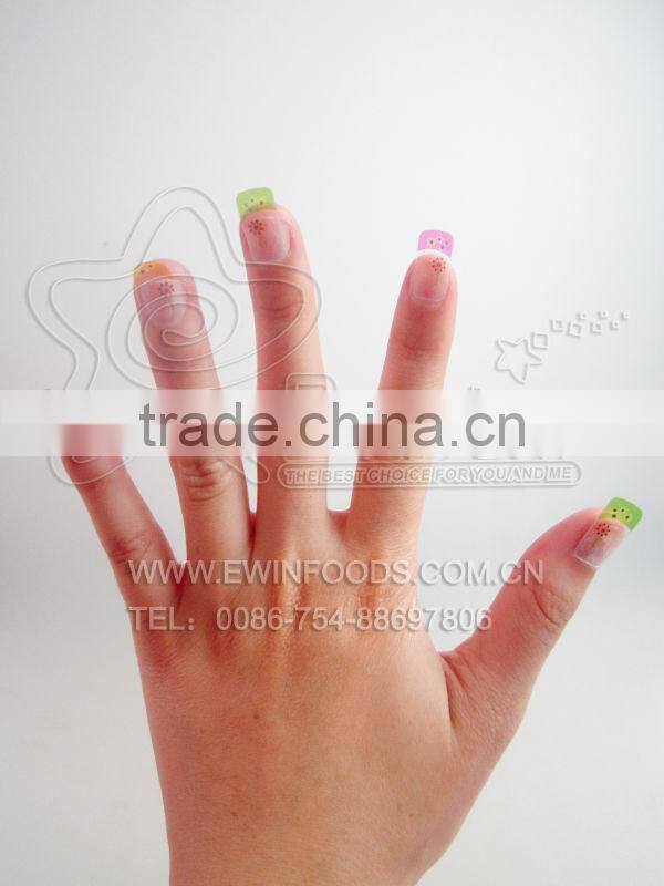 Girl Nail Sticker With Popping Candy