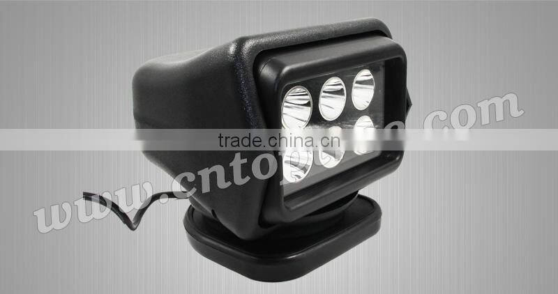 Wireless remote control Search Light 30W LED searching light for marine/ mining boat fishing