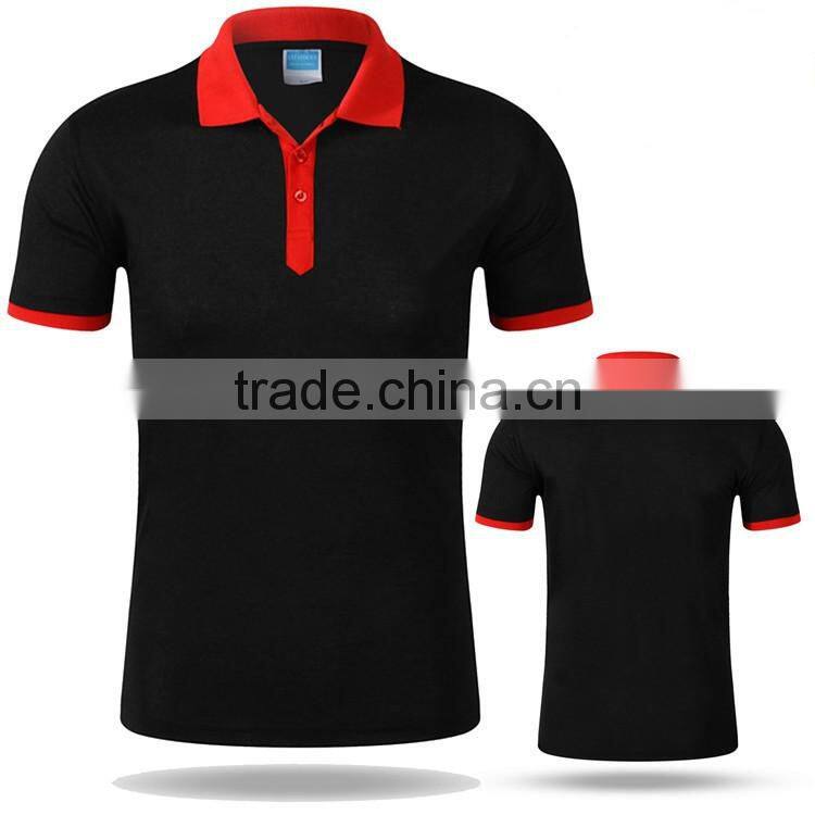 promotional high quality polyester worker uniform men short sleeve polo shirt