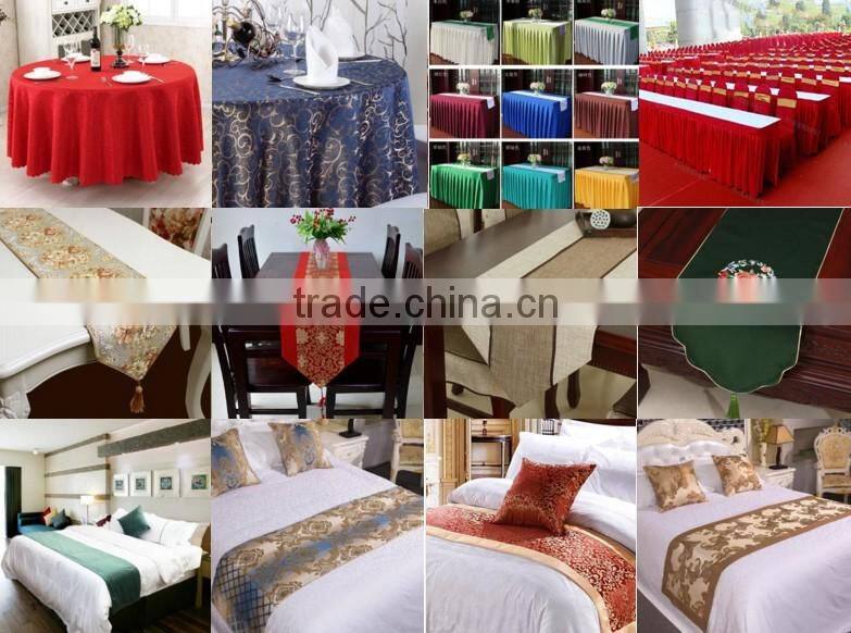 Polyester Jacquard Tablecloth, round table cloth,custom table cloth