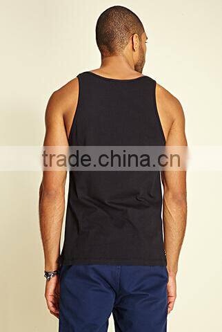 Tribal Print Cotton Gym Wholesale Custom Tank Top Men