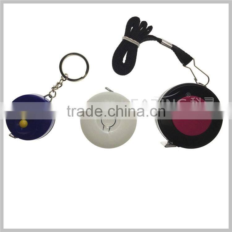 White Color Plastic Automatic Fibreglass Measure Tape 150 cm / 60 inch Kearing Middle Size # KR150-M