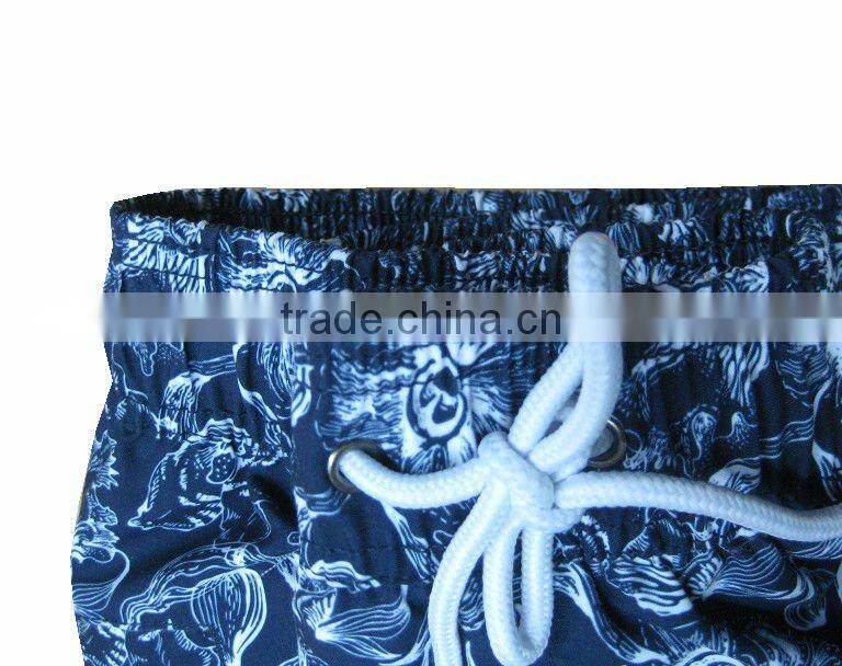 100% polyester peach skin mens beach shorts HOT SALE