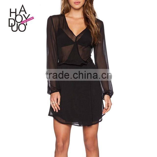 HAODUOYI Women Black Rose Print Lace Contrast Shorts