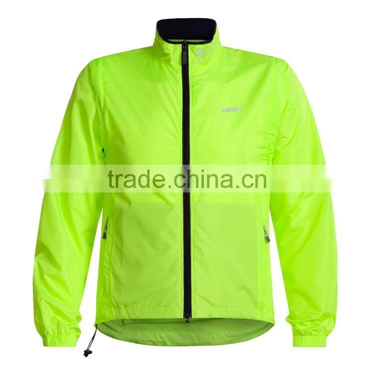 Custom made high quality bicycle windproof long sleeve jersey, OEM cycling wind breaker jacket
