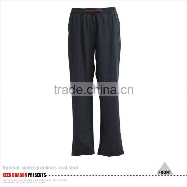 wholesale Mens blank black sportswear athletic gym/running sweat pants