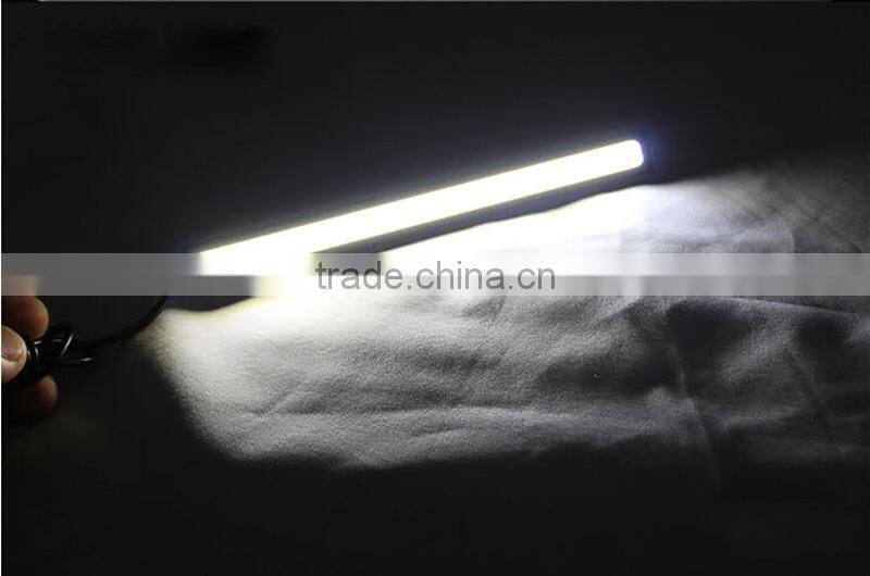 New ultra-thin high-brightness LED daytime running lights waterproof power cars running lights white yellow