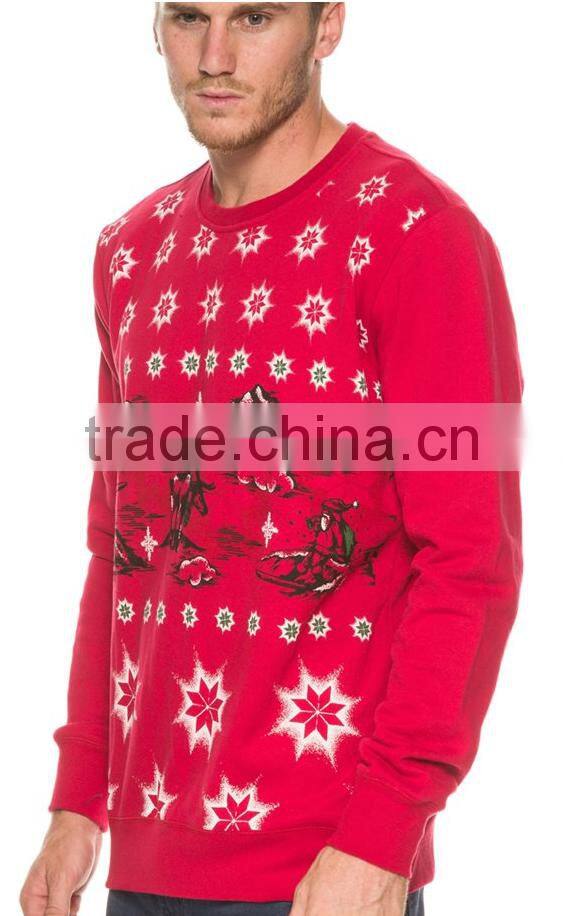 mens crew neck adult ugly christmas sweater