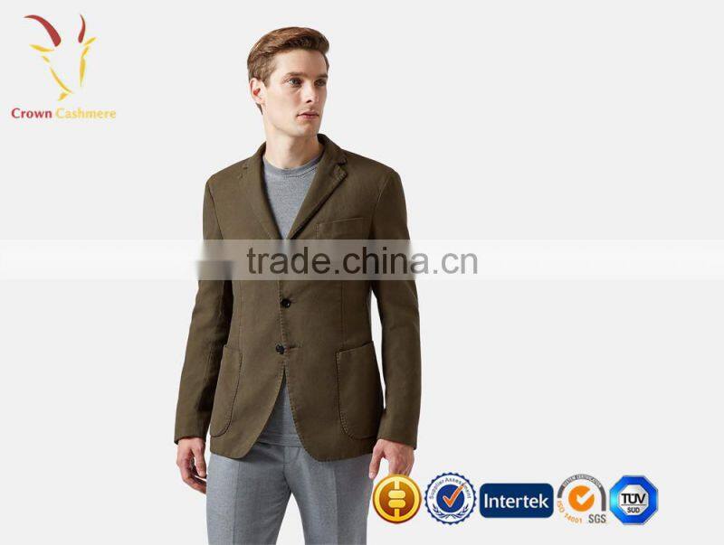 Men's Cashmere Causal Suits Cashmere Wool Blended Suits for Man