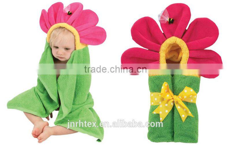 Wholesale hooded baby bath towel clothes