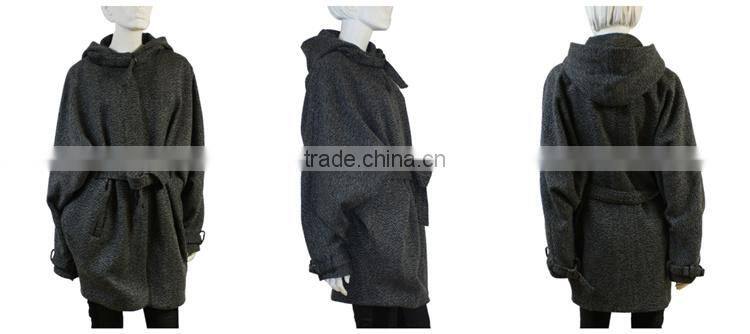 Elegant unique design brand name women trench coat