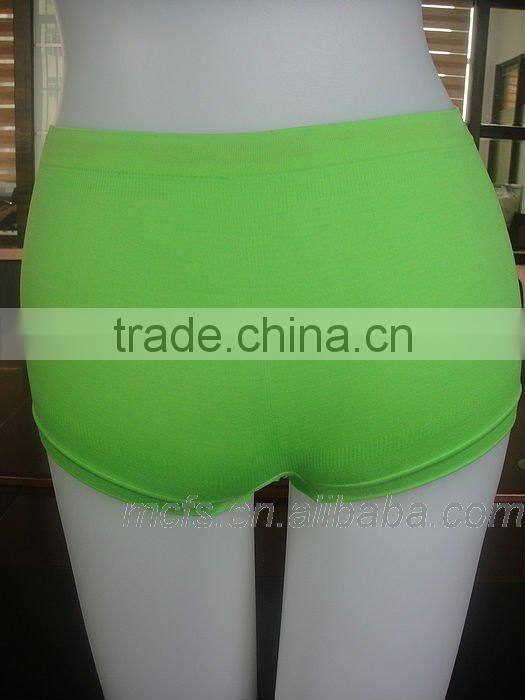 Seamless funny printing boxer intimates ladie's boxer shorts woman underwear
