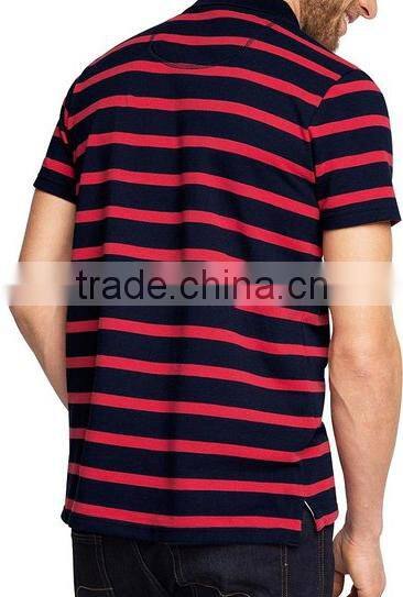 Men's Polo Short Sleeve Polo Shirt With Stripe
