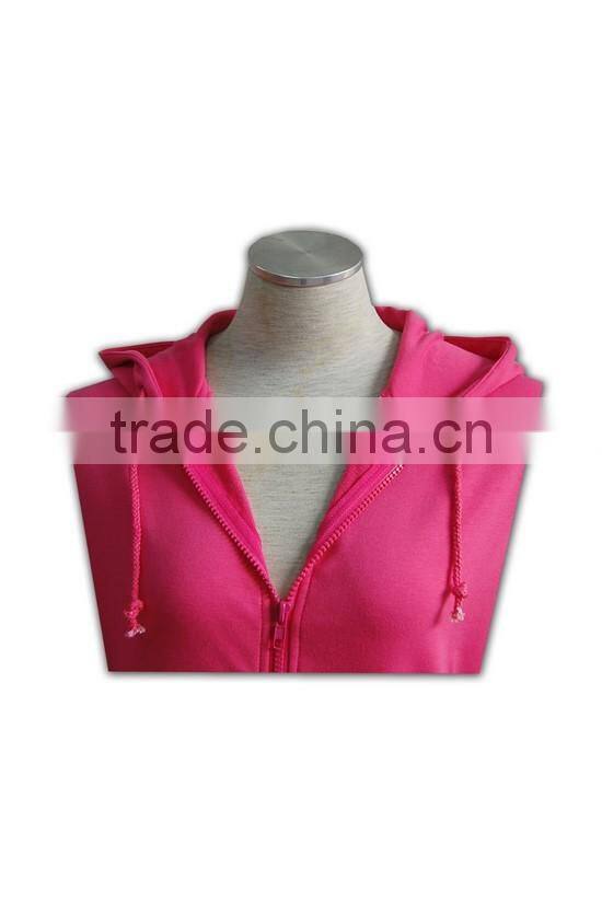 BSCI 2016 design sublimation screenprint embroidery zipper hoody plain pink zipper hoodie