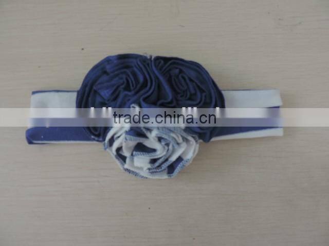 boutique stretch hairbands for baby girls cheap remake elastic sport stripe headbands for children flower hairwear