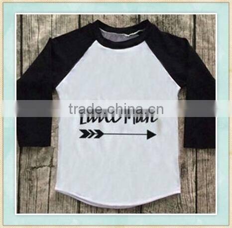 2017 Newest baby boy clothes newborn encourge word long sleeve top for children