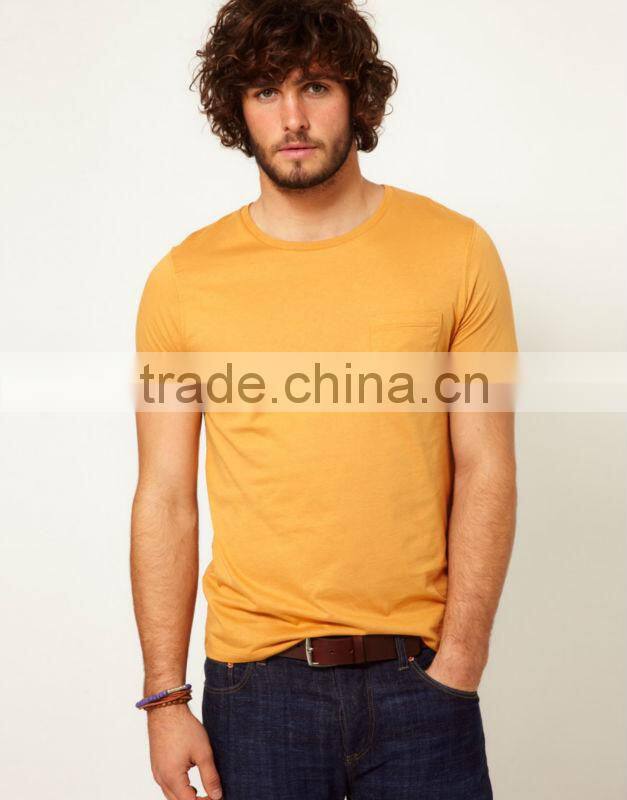 men crew neck tee shirts and printing