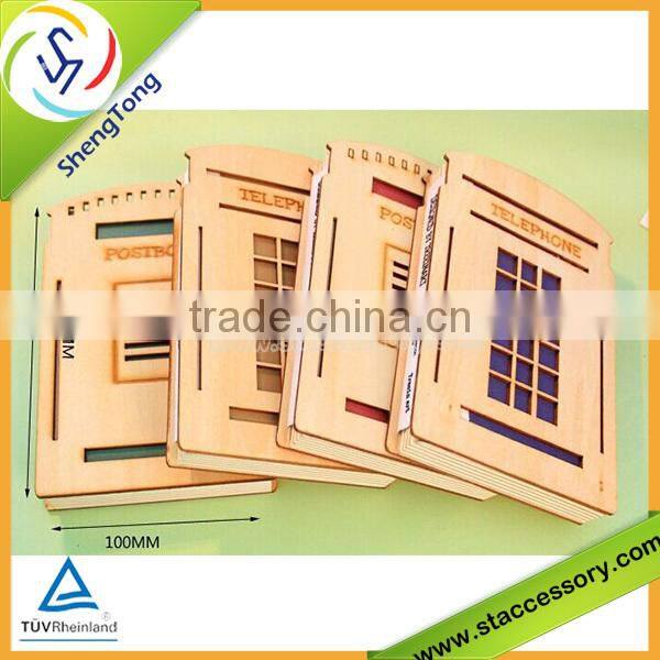 2015 Korean style wooden notebook wholesale /schoool /diary notebook customization