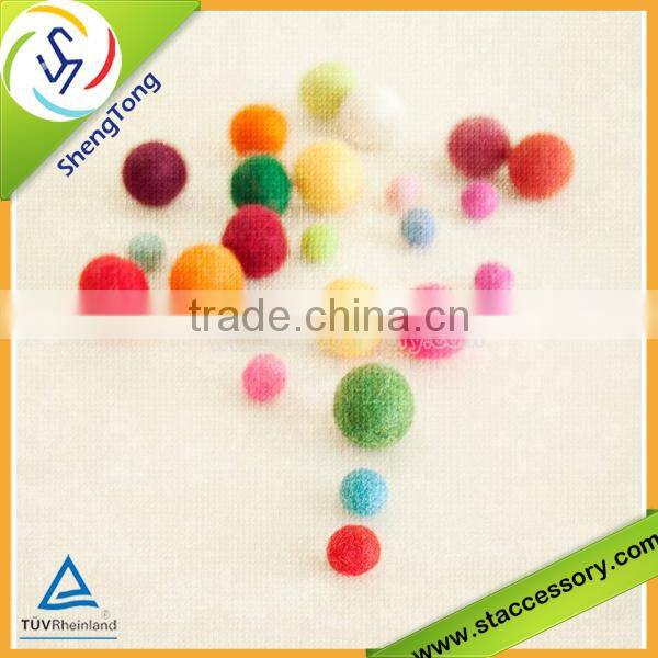 high quality wool felt ball/handmade felt balls/2cm felt balls