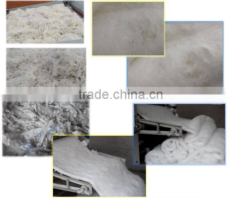 New design Polyester fiber/Textile waste recycling line