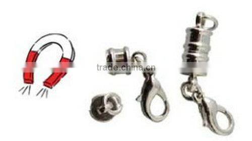 High Quality white gold plating Clasp Jewelry Magnetic Clasp